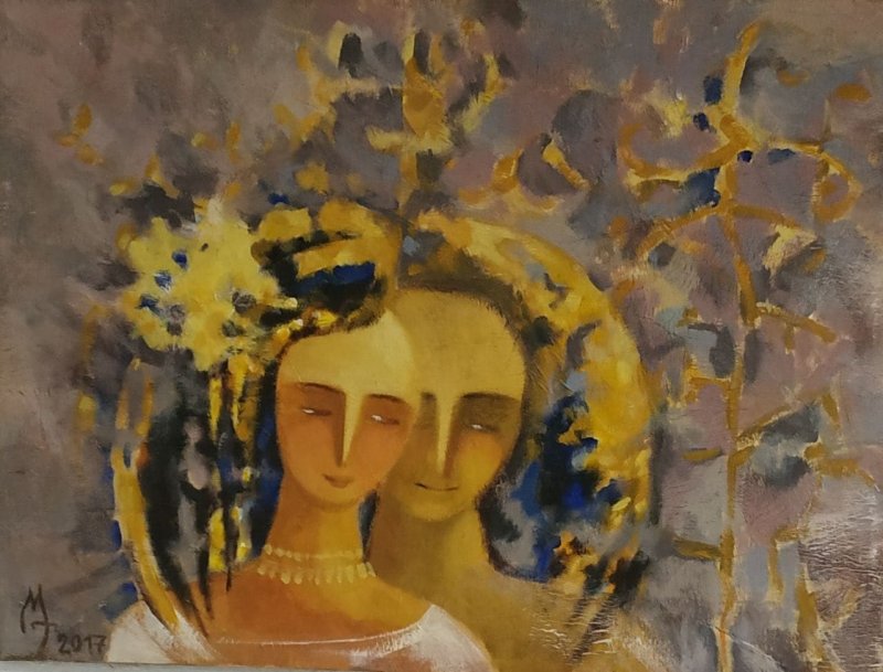 Одесская художница Татьяна Молодая открыла персональную выставку живописи «Прикосновение души»