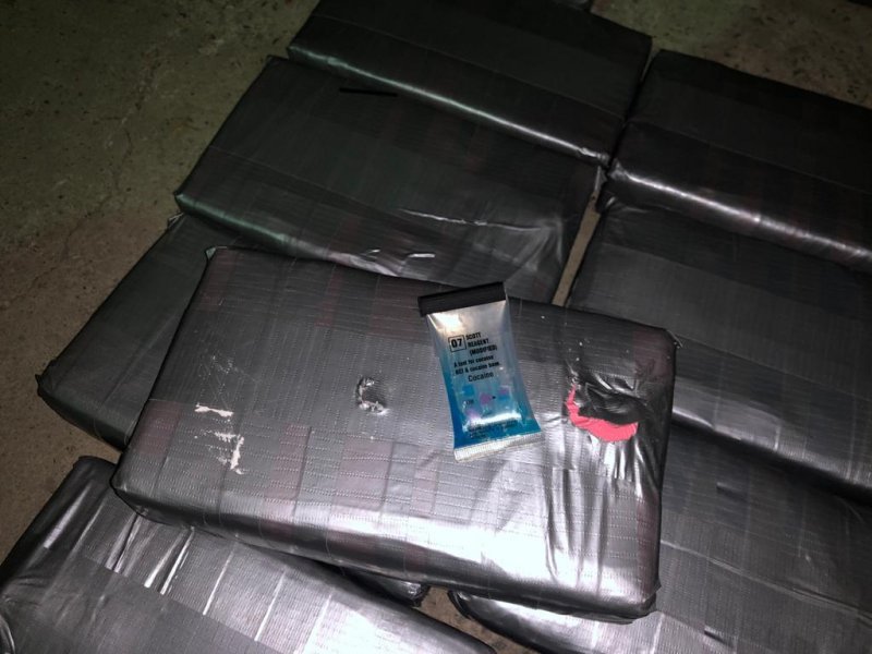 В порту «Южный» пограничники обнаружили 54 кг эквадорского кокаина стоимостью 12 млн долларов (фото, видео)