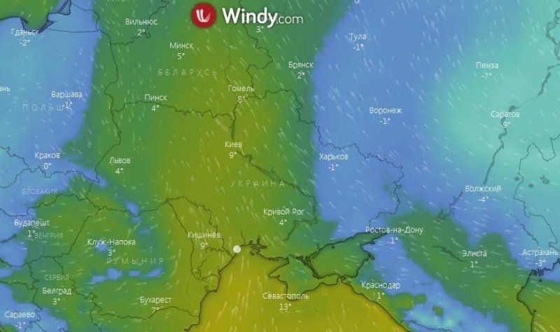 В Одессе на Новый Год будет тепло. Возможен дождь