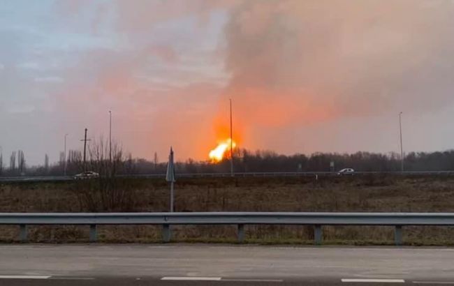 В Полтавской области произошел взрыв на газопроводе