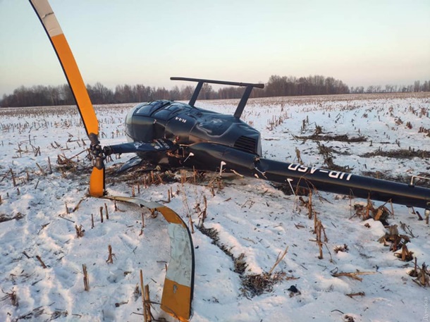 Под Киевом разбился вертолет