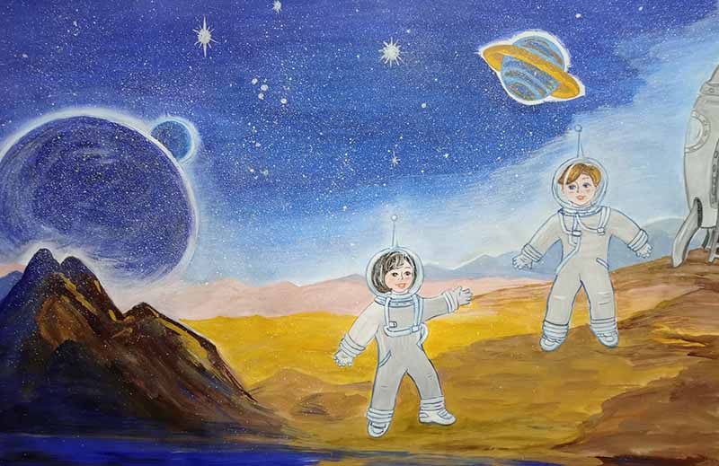 В Болградской громаде дети мечтают о космосе