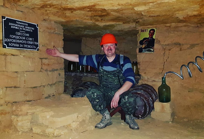Одесситы сняли видео о неизвестных пещерах одесских катакомб