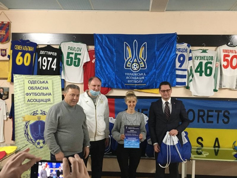 Одесские учителя физкультуры прошли специальное обучение по программе Украинской ассоциации футбола (фоторепортаж)