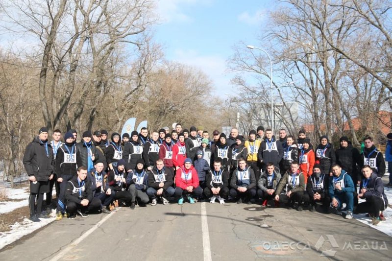 На Трассе здоровья состоялся забег, посвященный 99-й годовщине со дня основания Одесского университета внутренних дел