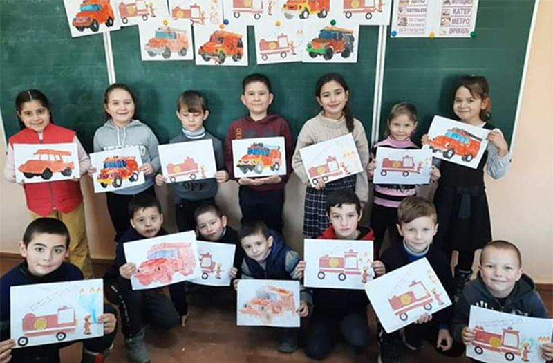 В школах и детсадах Болградской громады учили предупреждать пожары
