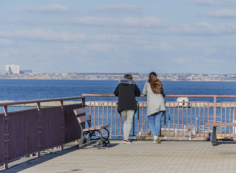 Мартовская прогулка по Одесскому морскому вокзалу (фото)