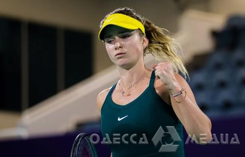 Одесская теннисистка выбыла из турнира в Катаре (видео)