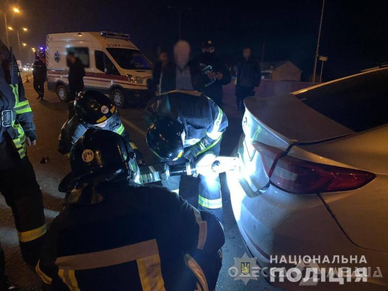 Один погибший и двое пострадавших: серьёзное ДТП с участием авто полиции произошло под Одессой (фото)