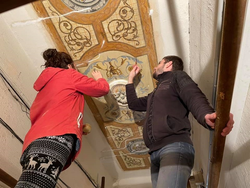 В Одессе восстанавливают старинную роспись (фото)