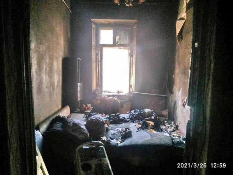 В центре Одессы произошел пожар – погиб мужчина