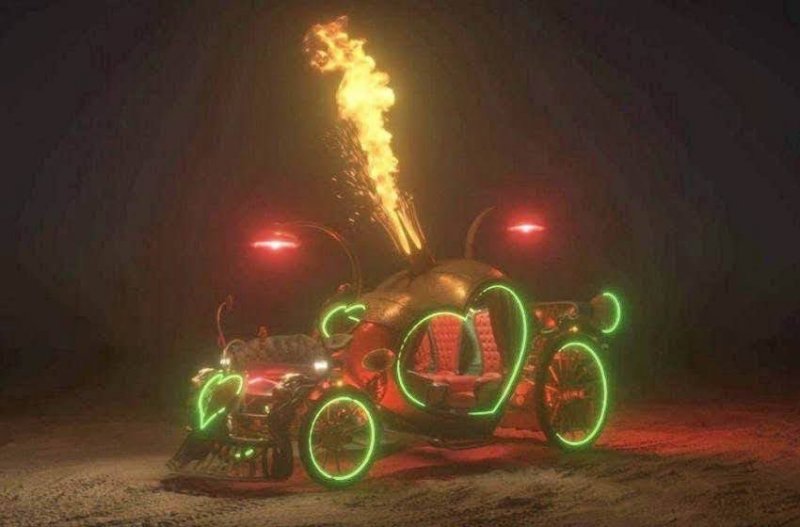 Одессит создает необычный автомобиль в виде кареты для фестиваля Burning Man