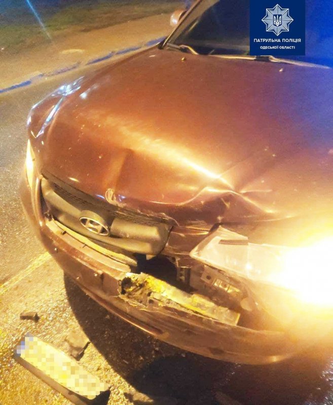 На Балковской произошла авария по вине пьяного водителя (фото)