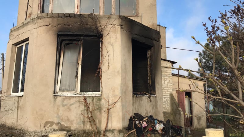 В селе Одесской области произошел пожар: одна погибшая и один пострадавший (фото)