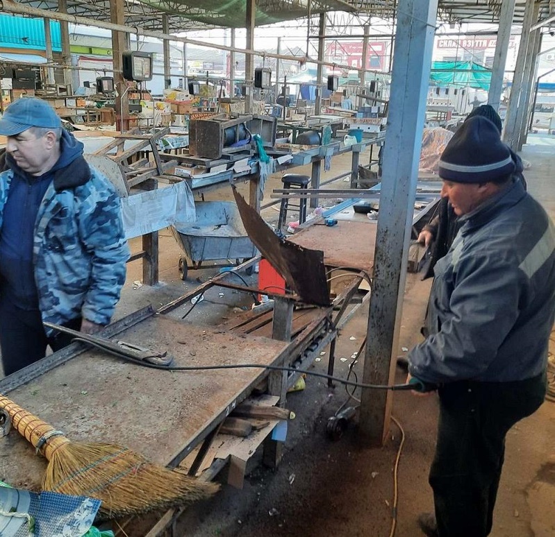 На Белгород-Днестровском центральном рынке начался ремонт