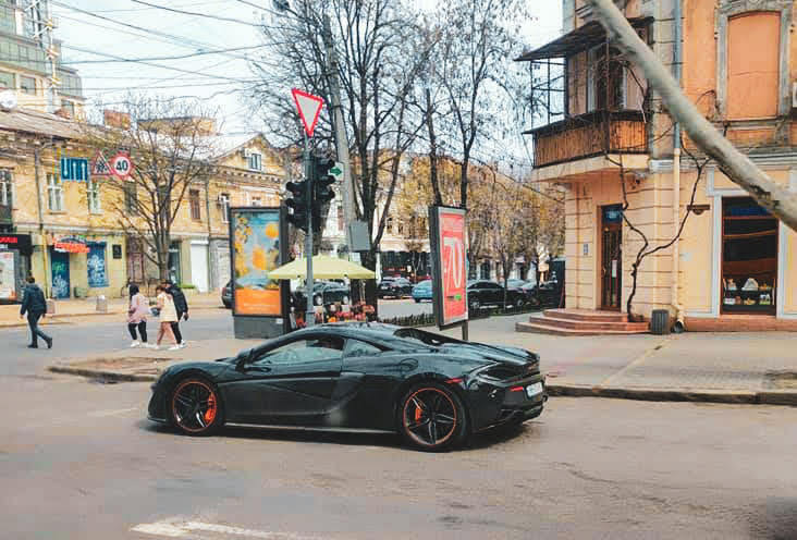 В Одессе замечен британский суперкар