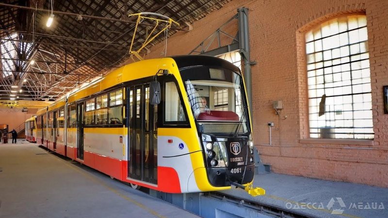 Вице-мэр Одессы: «Закончена сборка нового трамвая Odissey max» (видео)