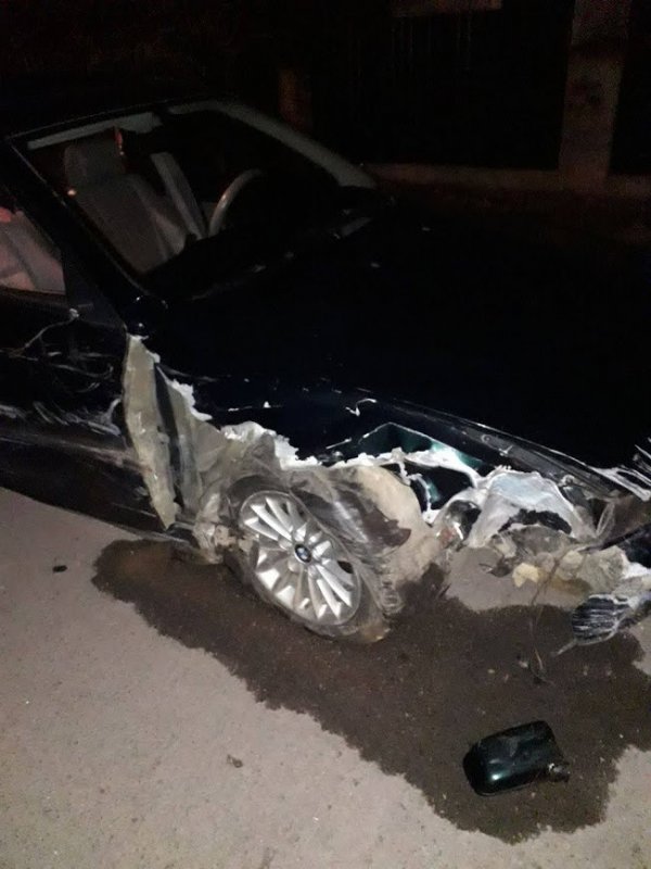 На поселке Котовского пьяный на BMW сбил велосипедиста и врезался в УАЗ
