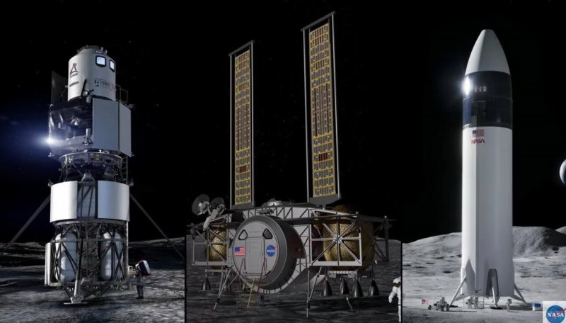 SpaceX разработает посадочный модуль для полета на Луну