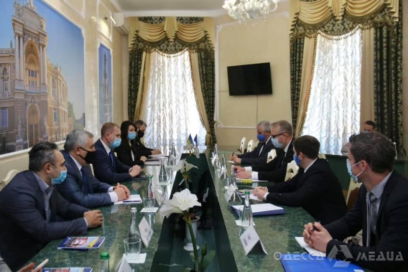 Делегация ЕС посетила Одесский университет внутренних дел