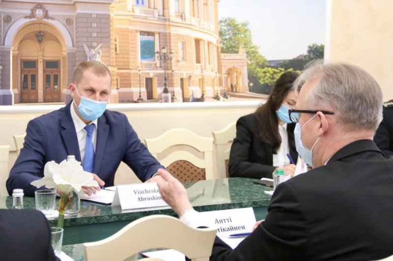 Делегация ЕС посетила Одесский университет внутренних дел