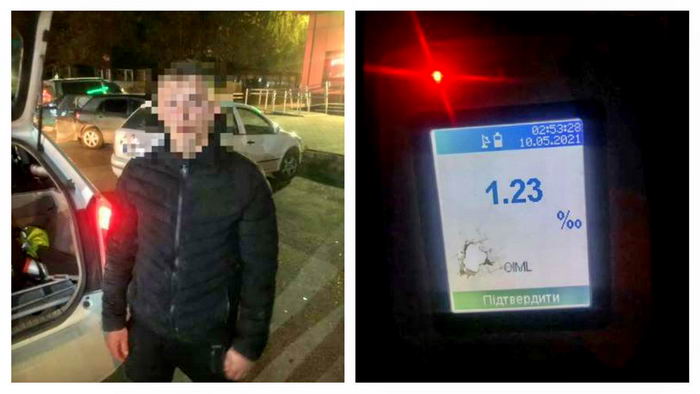 В Одессе пьяный водитель без прав убегал от полицейских и разбил 9 автомобилей