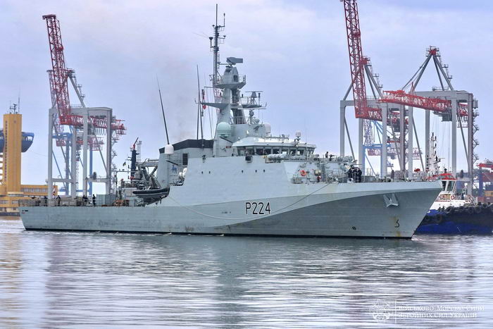 В Одессу зашел новейший корабль королевского флота Британии