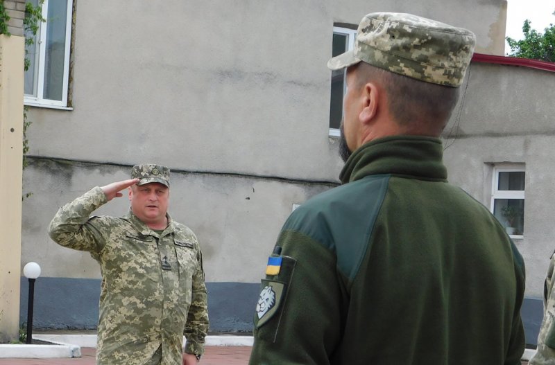В Белгороде-Днестровском встретили военных, которые вернулись из зоны ООС