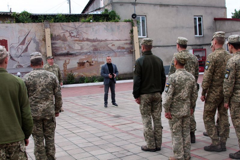 В Белгороде-Днестровском встретили военных, которые вернулись из зоны ООС