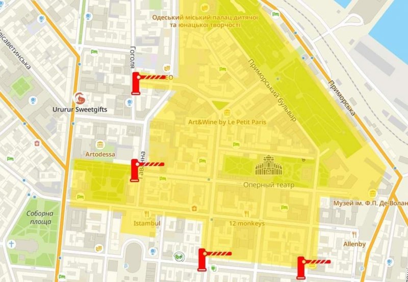 С 4 июня в центре Одессы заработает пешеходная зона: кому разрешат проезд на автомобиле