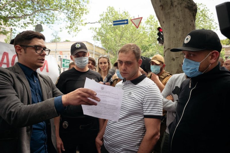 Полиция и активисты: как прошел митинг у старинной типографии Фесенко