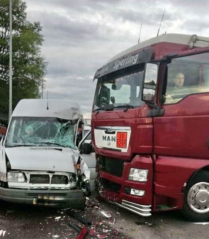 Трассу Одесса-Киев сегодня заблокировало ДТП грузовика с маршруткой
