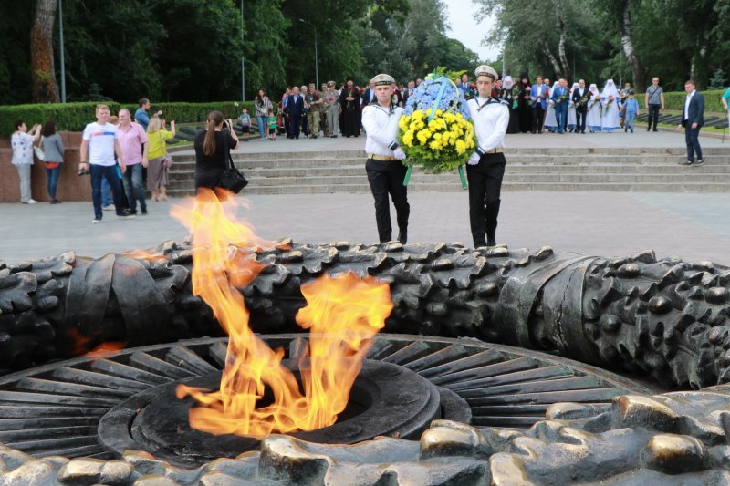 Одесситы почтили память погибших во Второй мировой войне (фоторепортаж)