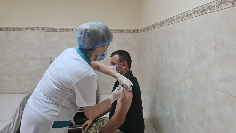 В Измаильском отряде почти полторы сотни пограничников завершили полный курс вакцинации