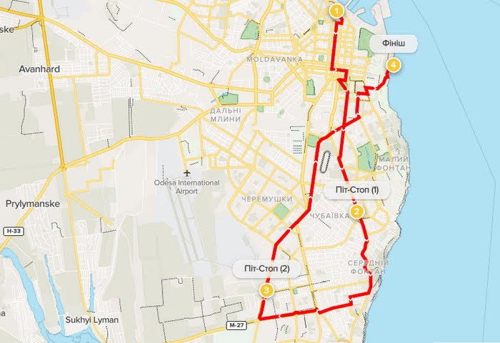 Завтра по Одессе будет ездить большая колонна велосипедистов (маршрут)
