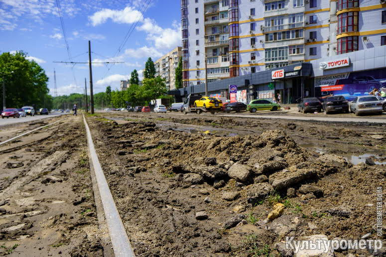 Разрушения улицы Балковской после потопа (фото)