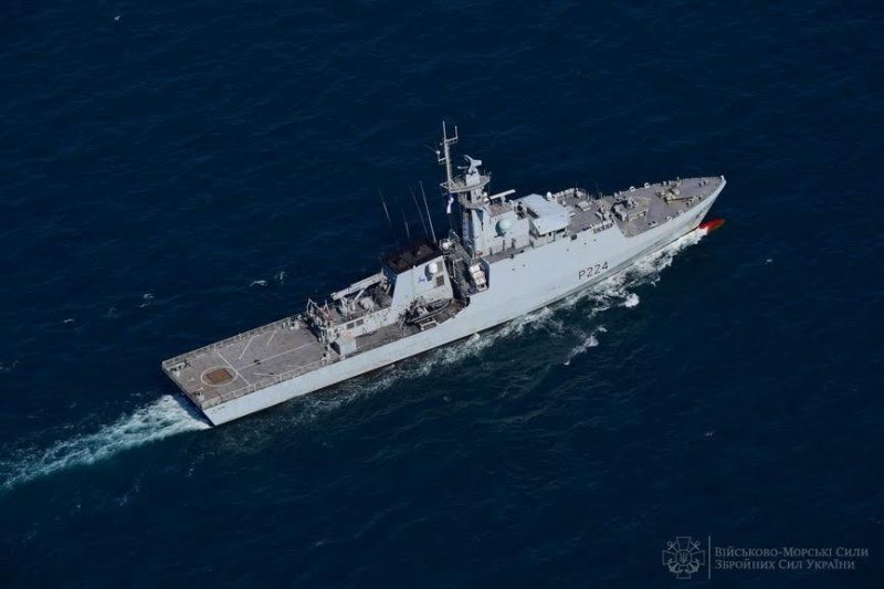 Корабли НАТО и Украины совершили построение возле Одессы (фото)