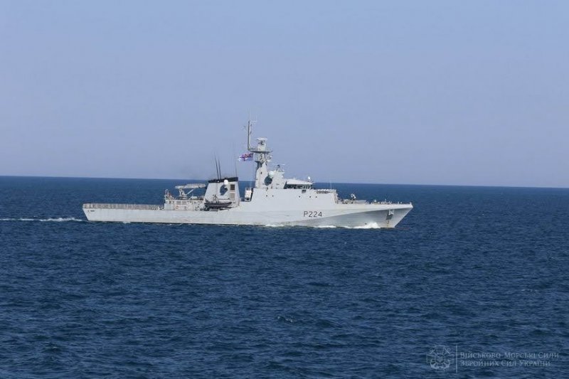 Корабли НАТО и Украины совершили построение возле Одессы (фото)