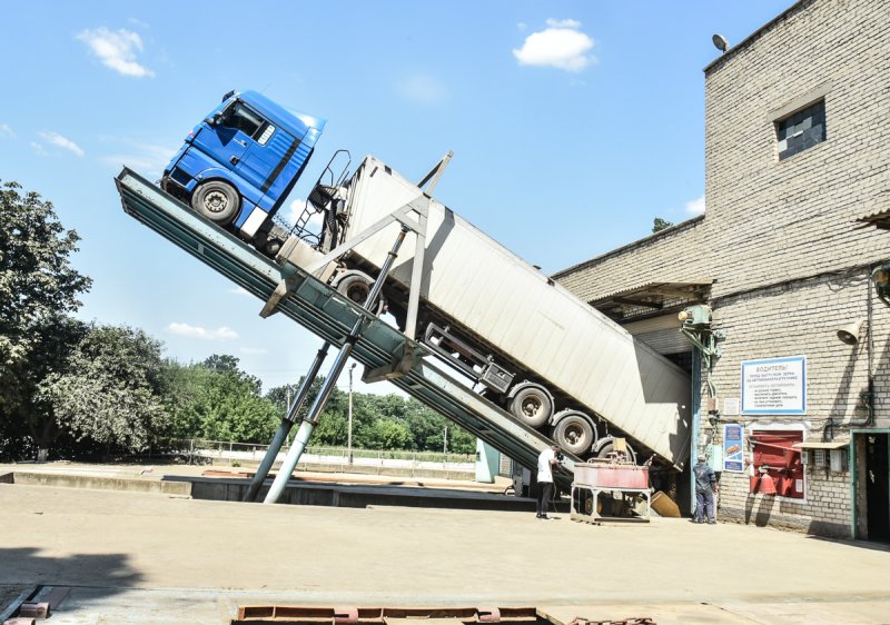 В Одесской области аграрии собрали полмиллиона тонн зерна (фоторепортаж)