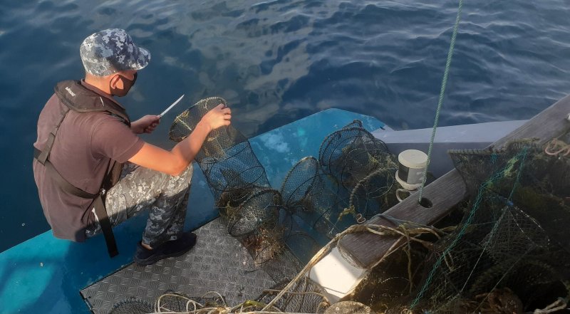 Украинские пограничники пресекли в Одесской области два случая браконьерства (фото, видео)