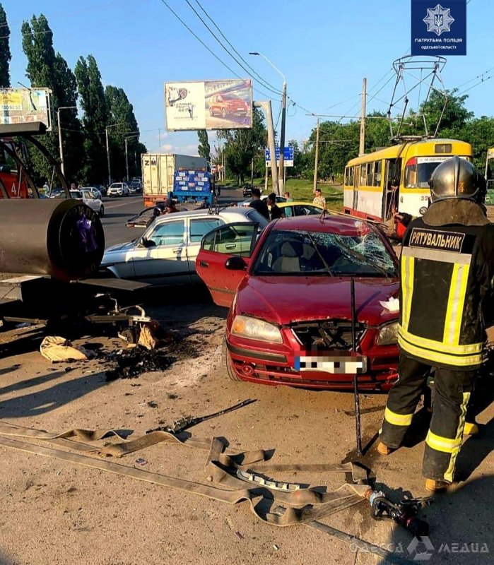 В Суворовском районе произошло тройное ДТП с пострадавшими (фото)