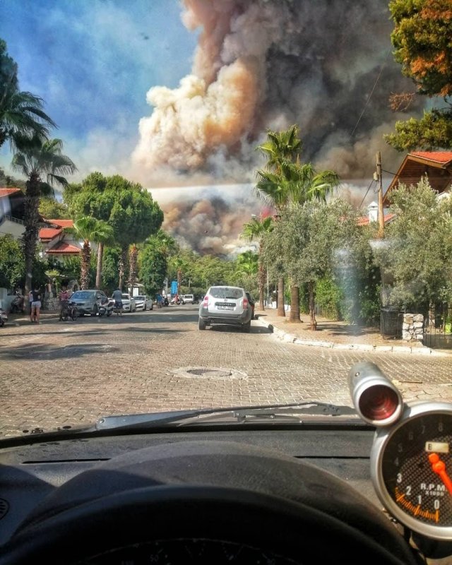 Курортный сезон в Турции срывается: пожары добрались до отелей (фото, видео)