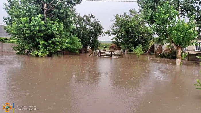 В Одесской области дождевая вода затопила села