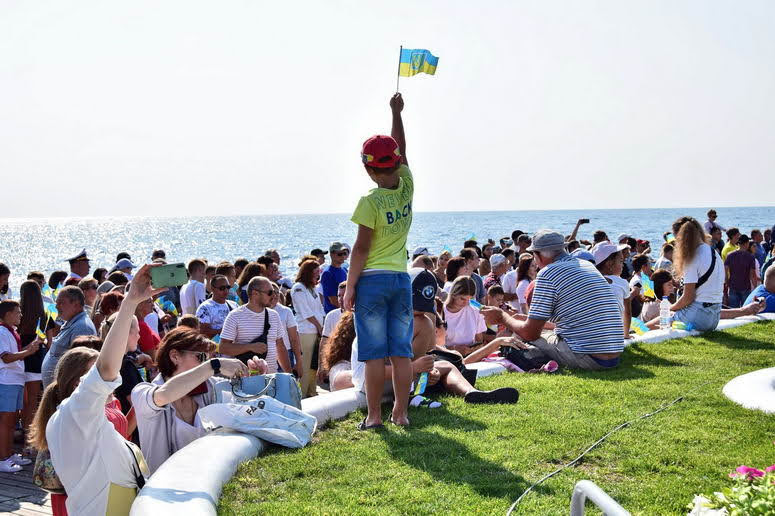 В Одессе впервые состоялся впечатляющий морской и авиа парад (фото, видео)