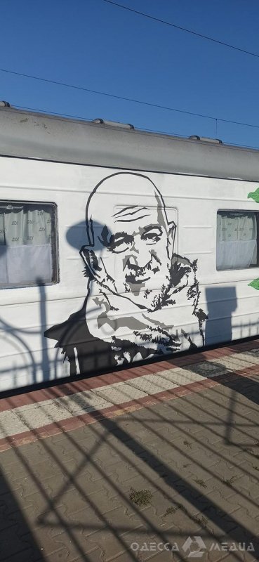 В Одессу прибыл арт-поезд «Гоголь TRAIN» (фото)