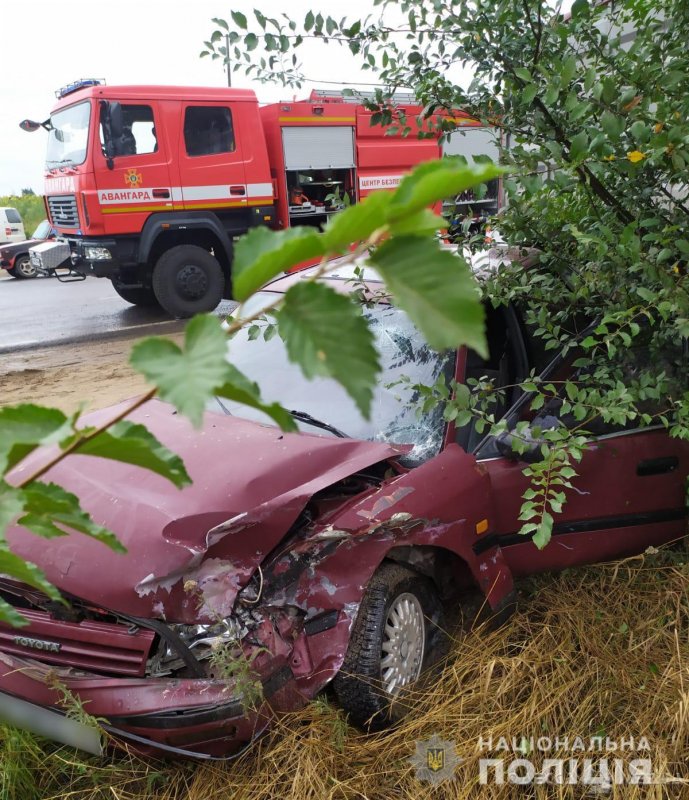В Одесской области в дорожной аварии пострадала мать с двумя детьми (фото)