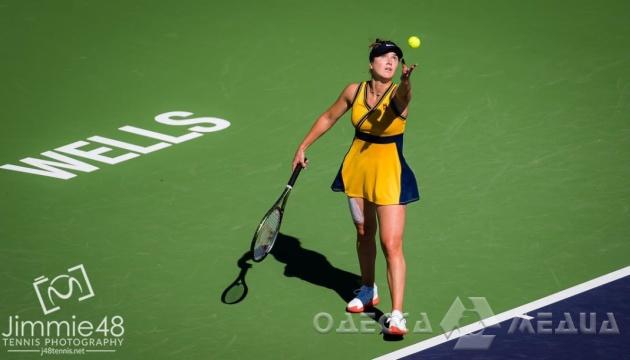 Одесская теннисистка покинула турнир в Индиан-Уэллсе (видео)