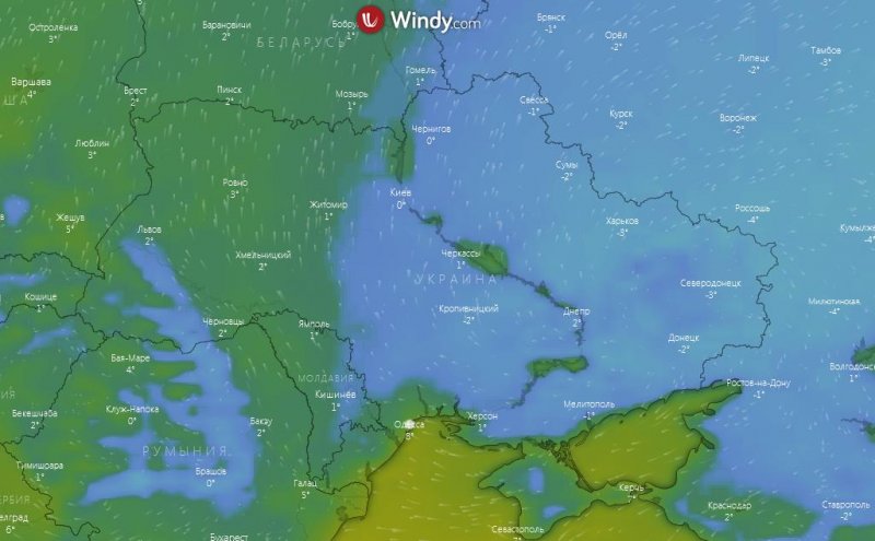 Арктический циклон принесет в Украину первые морозы
