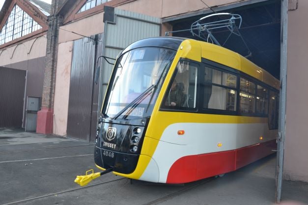 Новый трамвайный вагон Odissey начинает процесс обкатки (фоторепортаж)