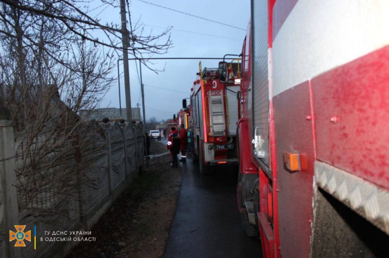 В Одесской области спасатели ликвидировали пожар в жилом доме